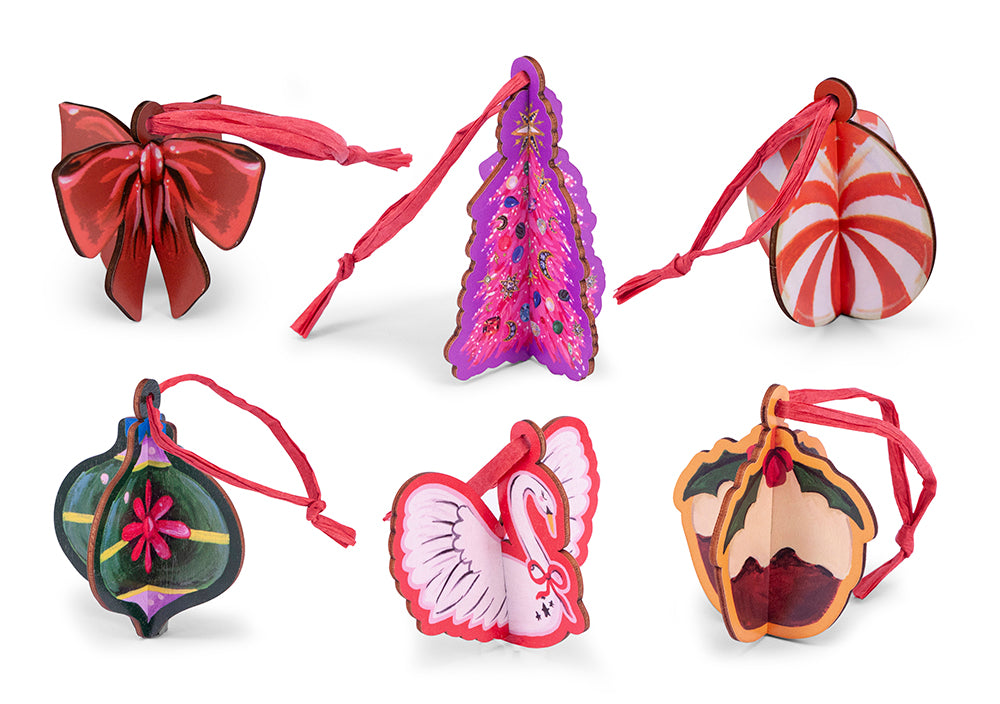 Bow-Tique 13in Cracker (6pcs) FSC Mix wooden - PACK 6