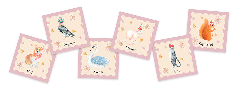 Yvonne Ellen Mini Pink Swan 6in Crackers (6pcs) FSC Mix - PACK 6