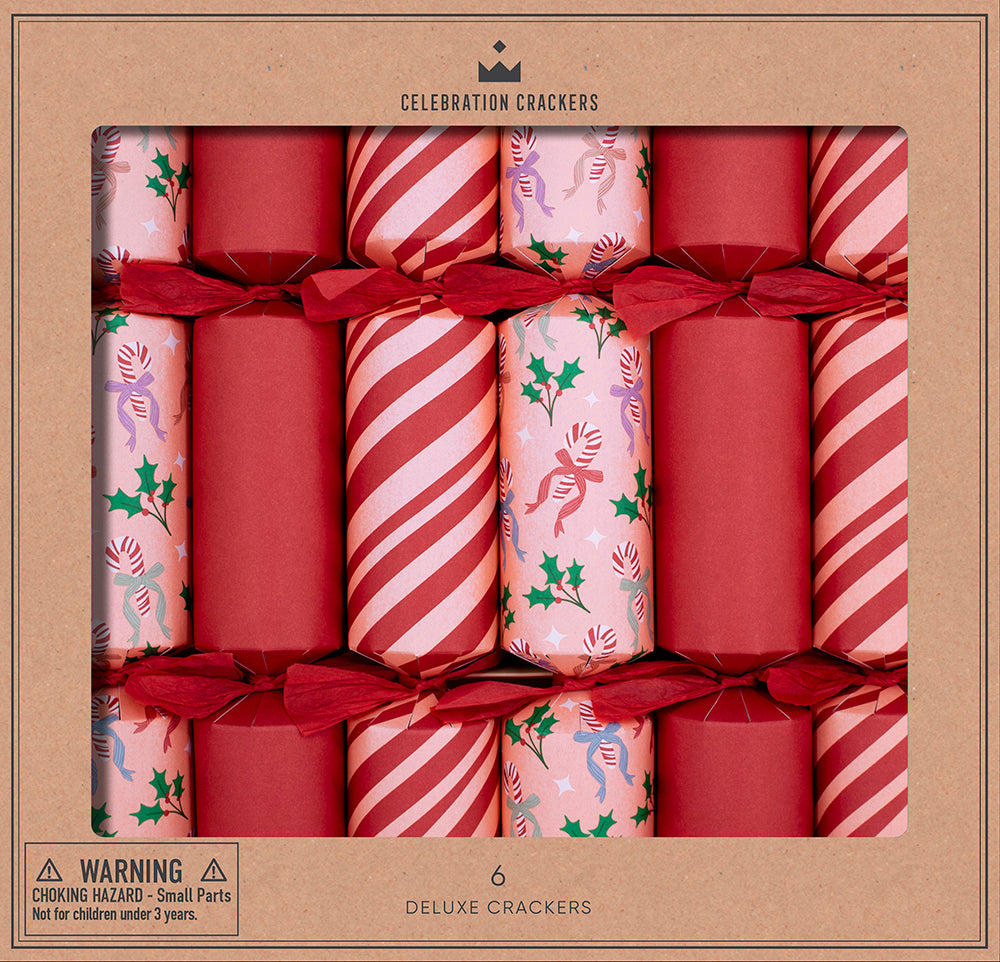 Xmas Candy 12in Cracker (6pcs) FSC Mix - PACK 6