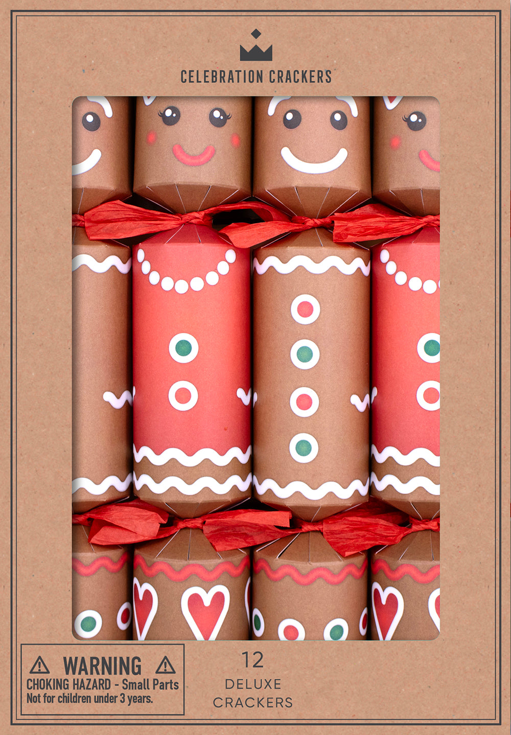 Joyful Ginger 12in Cracker (12pcs) FSC Mix - PACK 6
