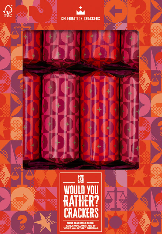 Would You Rather 12in Cracker (12pcs) FSC Mix - PACK 6