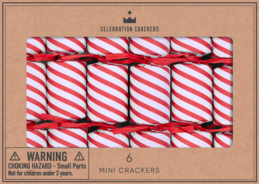 Mini Candy Christmas 6in Cracker (6pcs) FSC Mix - Pack 24