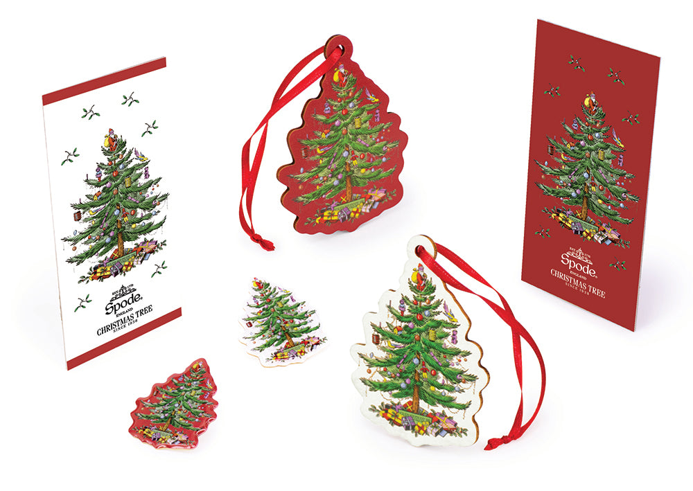 Spode Christmas Tree 13in Cracker (6pcs) FSC Mix - PACK 6