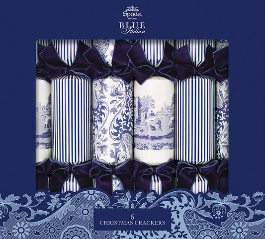 Spode Blue Italian 13in Cracker (6pcs) FSC Mix - PACK 6
