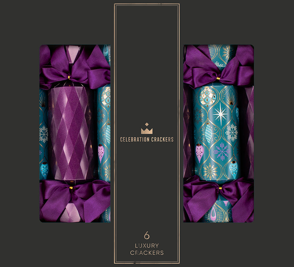 Verdant Baubles 13in Cracker (6pcs) FSC Mix - PACK 6