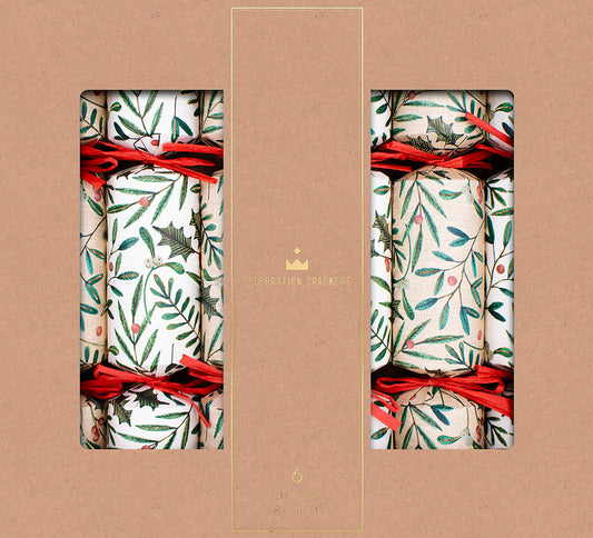 Jolly Holly 13in Cracker (6pcs) FSC Mix - PACK 6